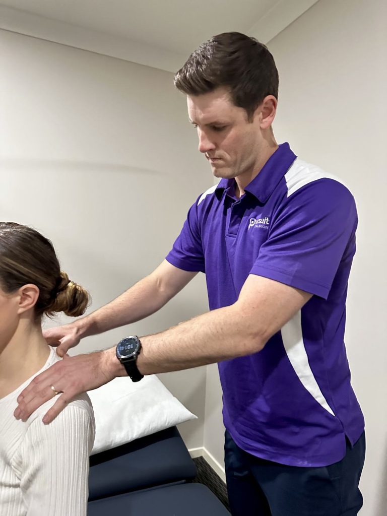 Physiotherapist providing mobility and strength rehabilitation in Prospect